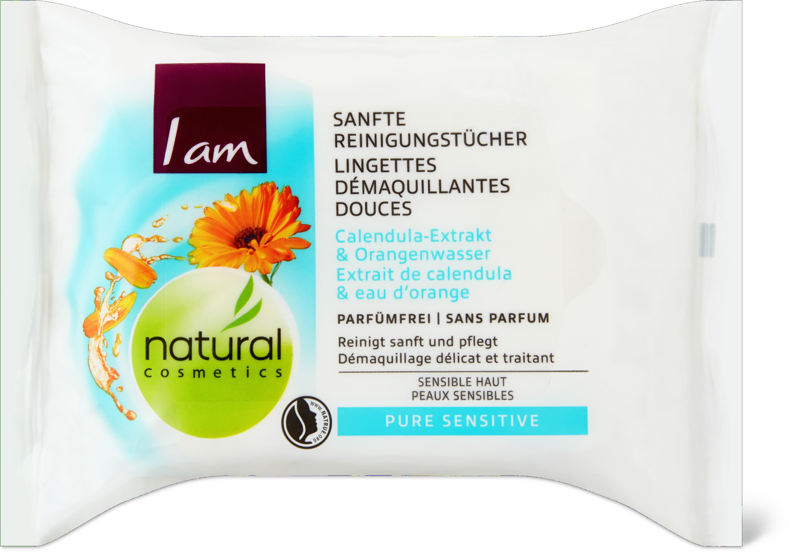 Pure Sensitive Sanfte Reinigungstücher sensible Haut